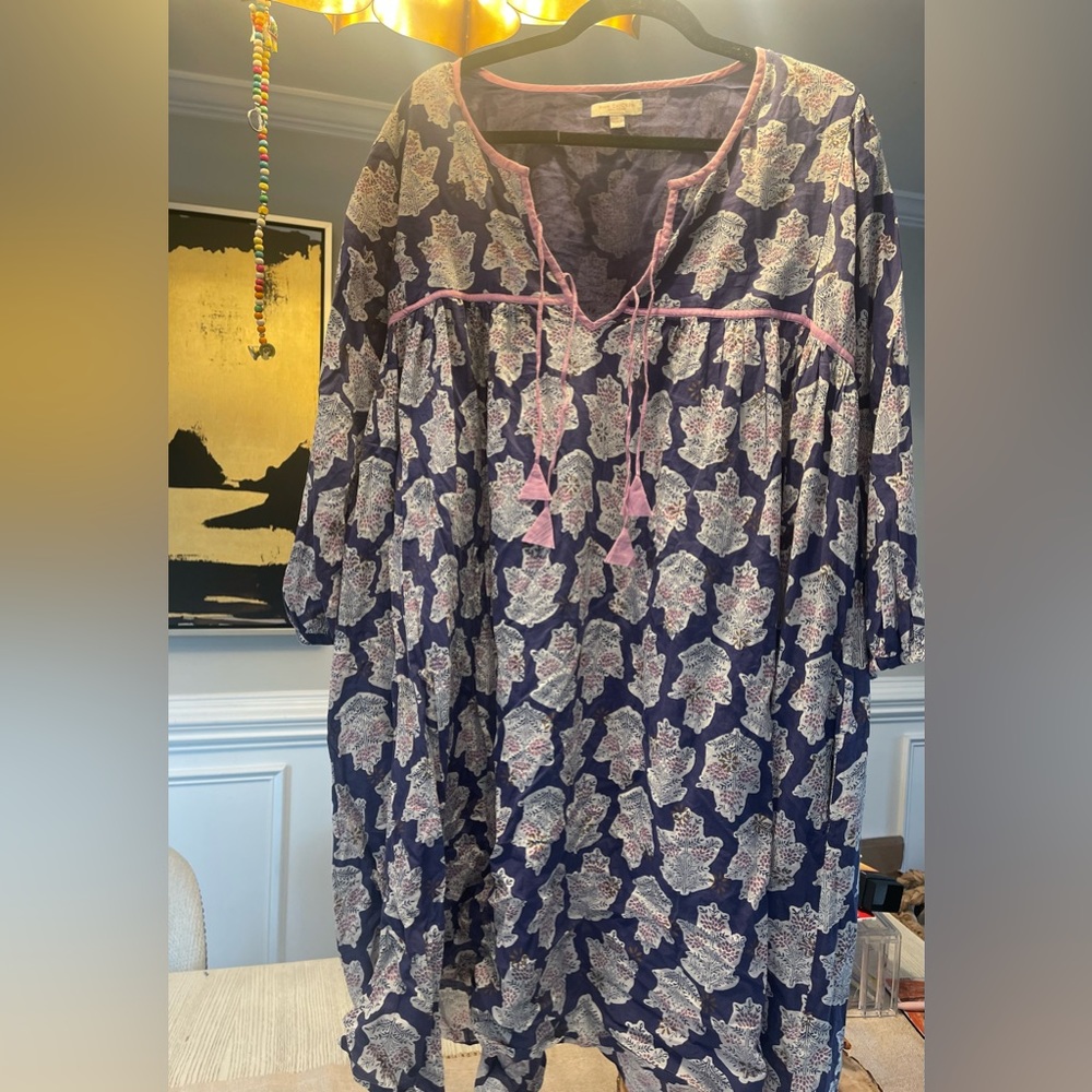 Pink Chicken Designer Dress Jade Dress 
L / blue ribbon jasmine tree